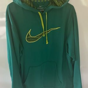 Nike Men's Teal Hoodie